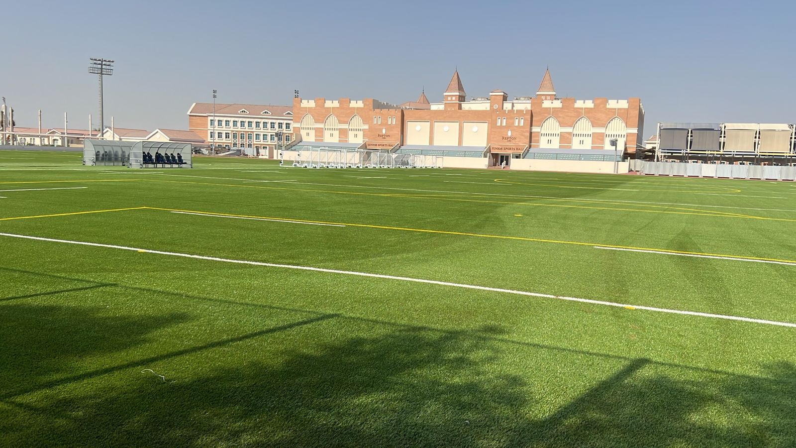Artificial Grass Installation at Repton School Dubai