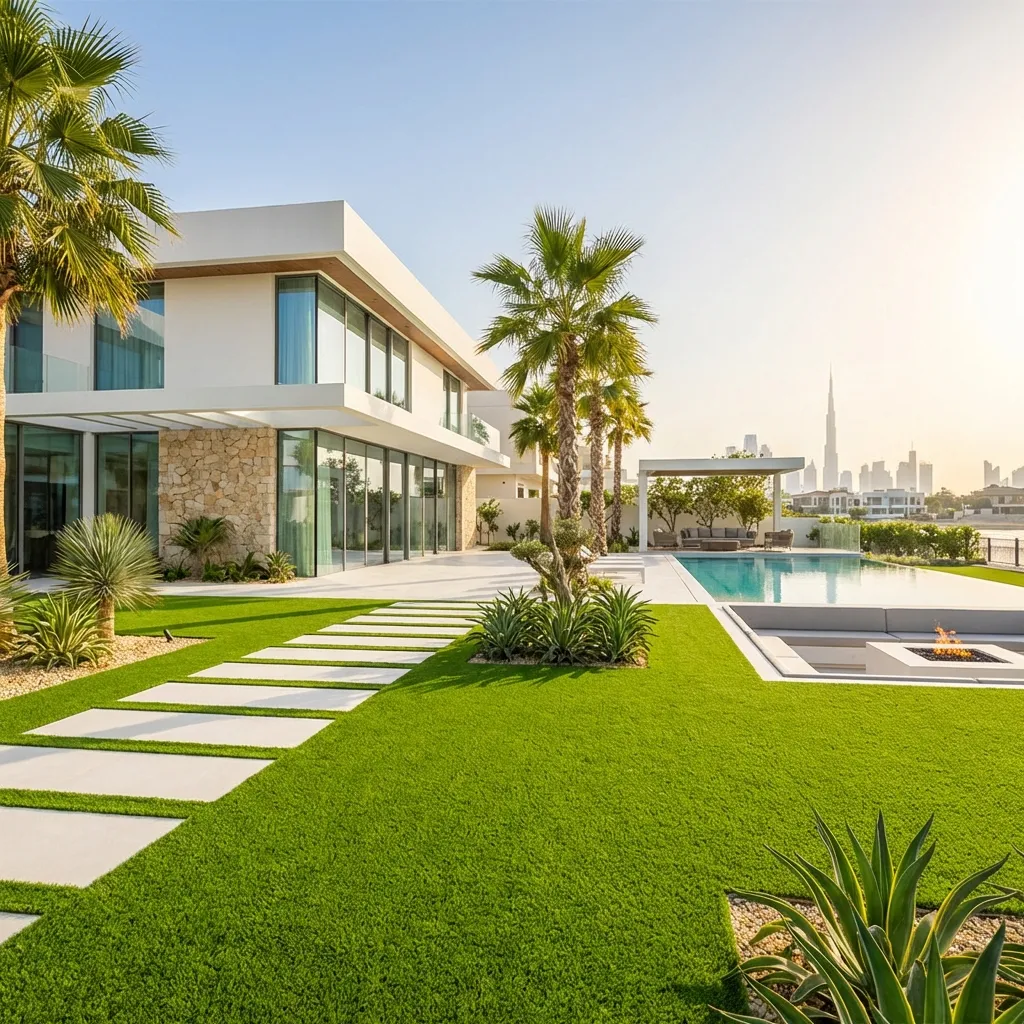 After - Luxury villa backyard in Emirates Hills
